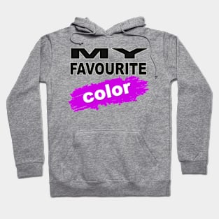 MY-FAVOURITE-COLOR,-PURPLE Hoodie